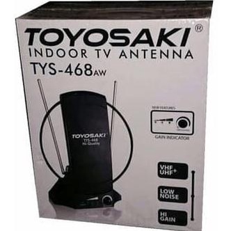 Antena Toyosaki TYS468AW Booster Antena TV Indoor Antena Dalam