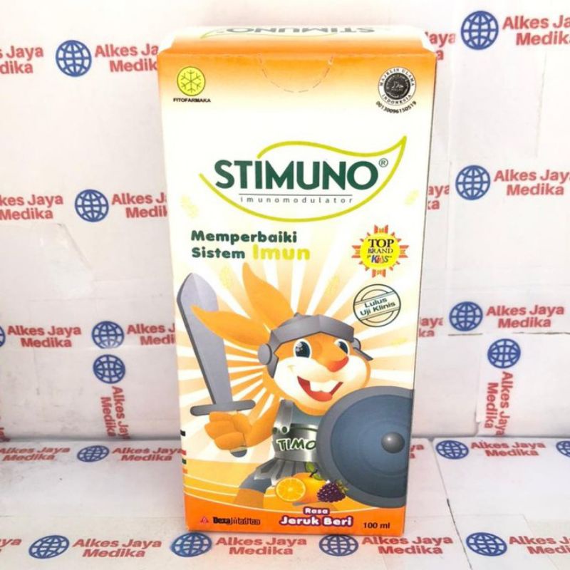 Stimuno Syrup 60ml Jeruk Beri Sirup Multivitamin Anak untuk Imun Tubuh