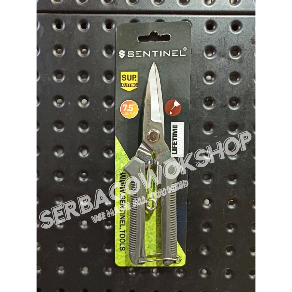 Sentinel Gunting Serbaguna 8 Inch Gunting Dahan Lurus Taman Stainless Termurah Berkualitas