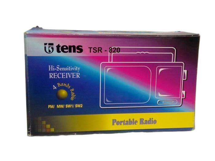 RADIO PORTABLE TENS TSR 820 FM AM AC DC ORIGINAL