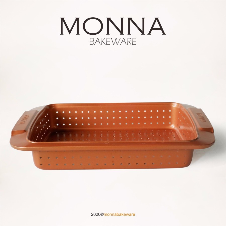 Monna Loyang Kue Perforated Roast Pan Monna Bakeware