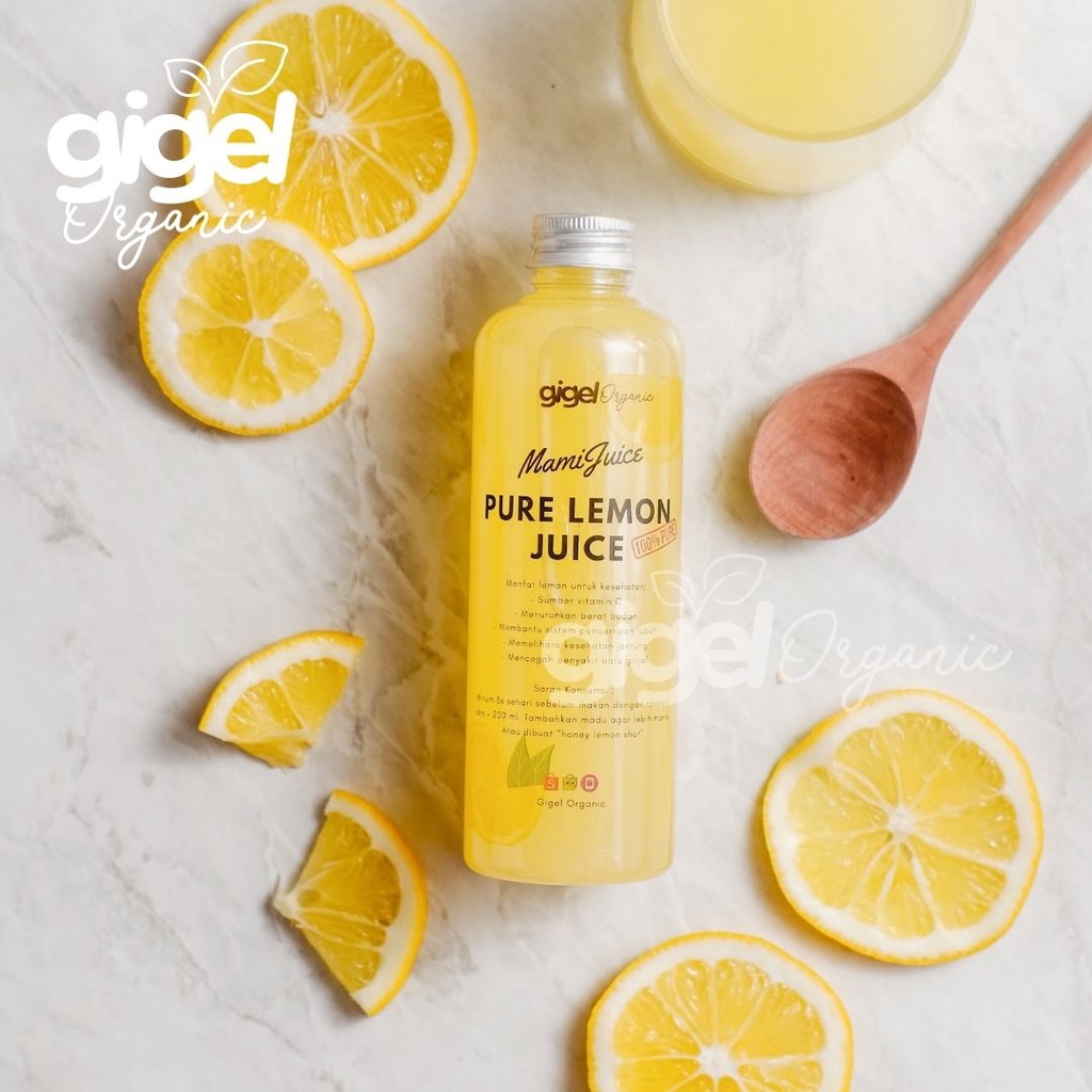 

MamiJuice Sari Lemon 250ml, by Gigel Organic, Jus Lemon Juice Pure Air