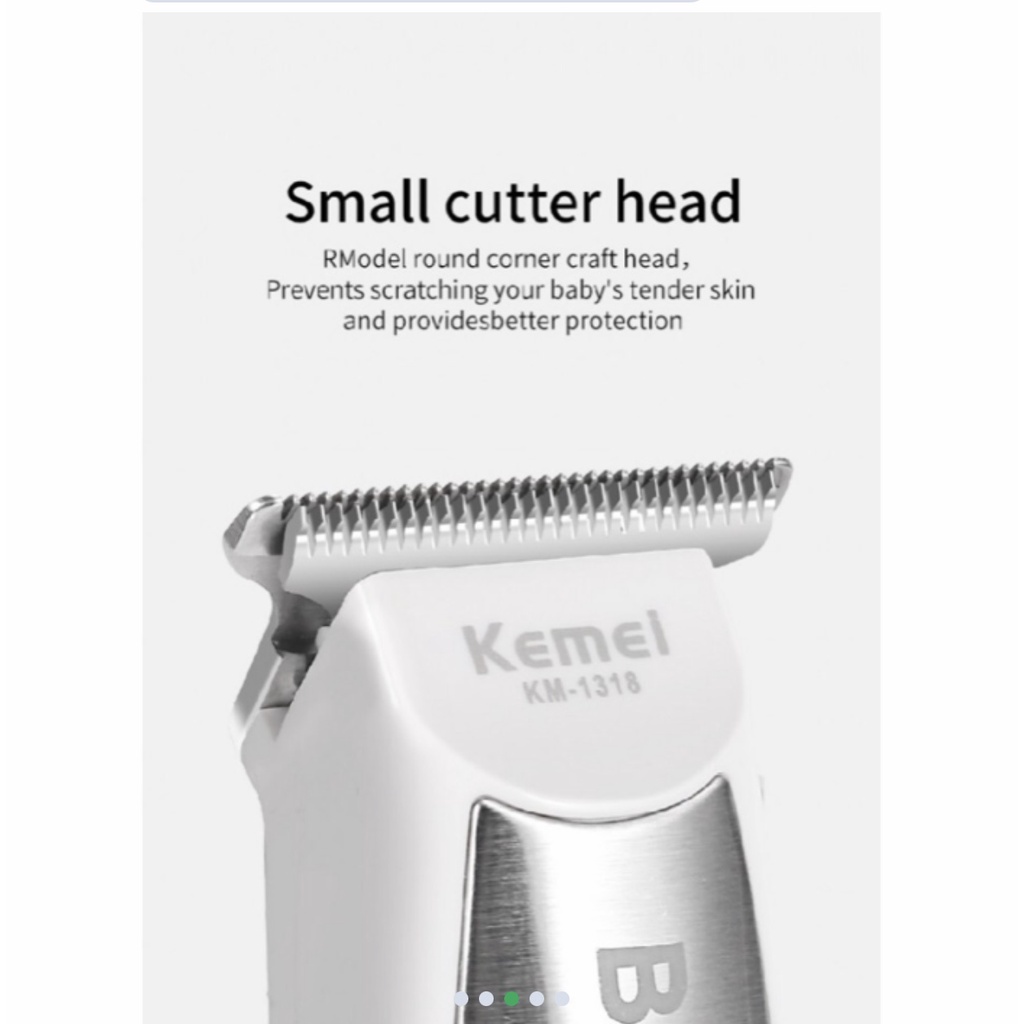 KEMEI KM-1318 - Baby Clipper - Pencukur Rambut Elektrik Anak-anak