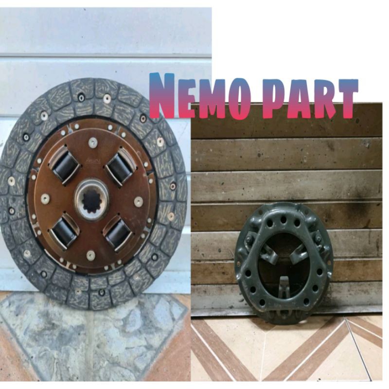 Clutch Disc Kampas Kopling Cover Dekrup Matahari Mitsubishi Colt T120 Old (Lama) 1973-1981 Original