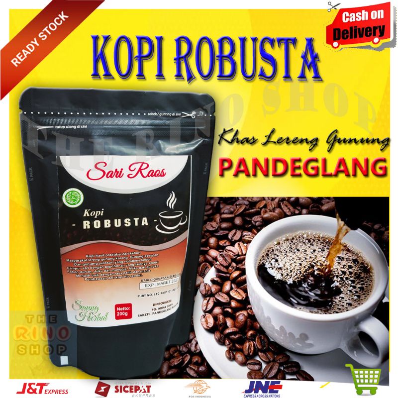 

KOPI ROBUSTA KHAS BANTEN 200gr