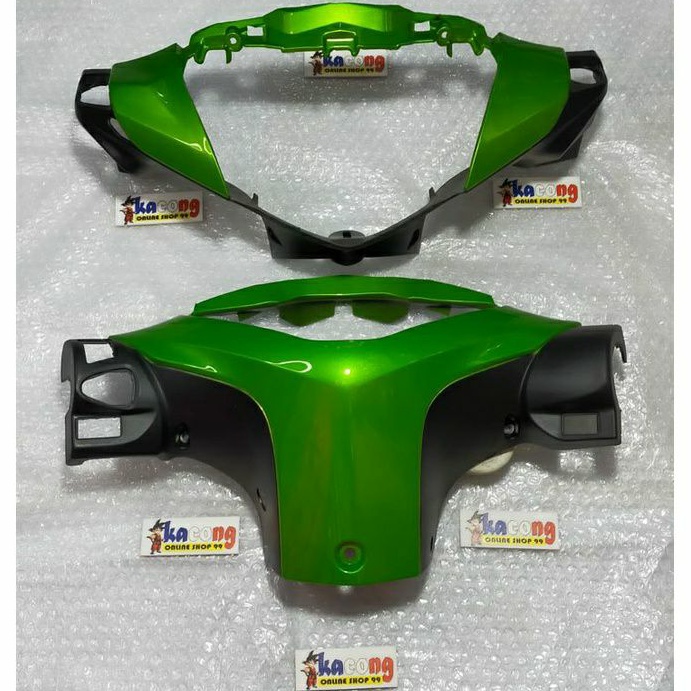 batok kepala depan belakang supra x 125 helm in. hijau
