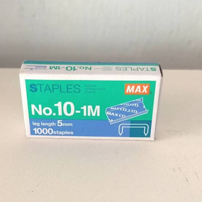 

Staples MAX kecil No.10-1M Refill Isi Staples