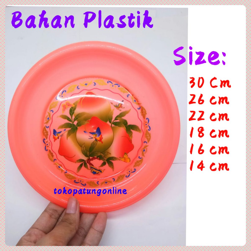 Piring Buah Plastik Size 14 cm