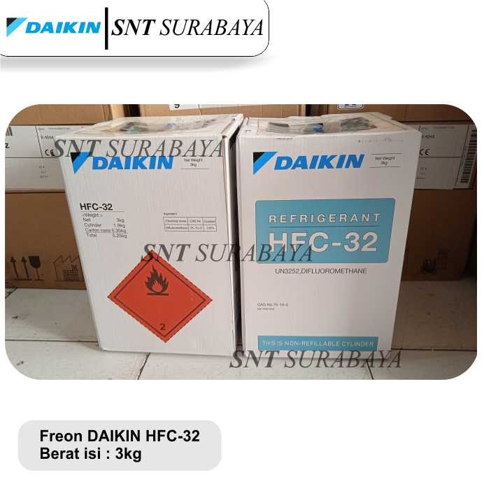 FREON DAIKIN R32 HFC 32 - 3 Kg , Freon Daikin R32, daikin R 32