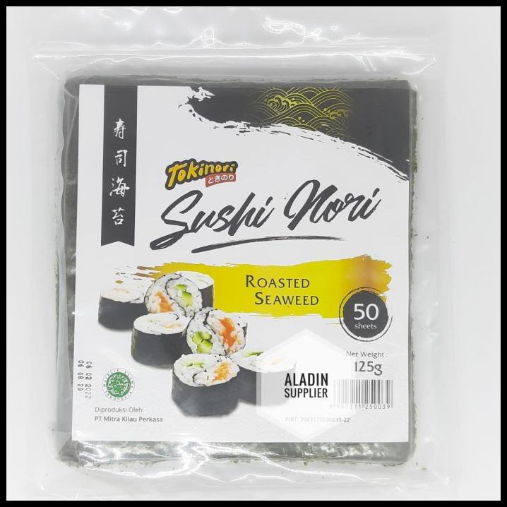

Tokinori Sushi Nori Halal Rumput Laut Sushi 50 Lembar