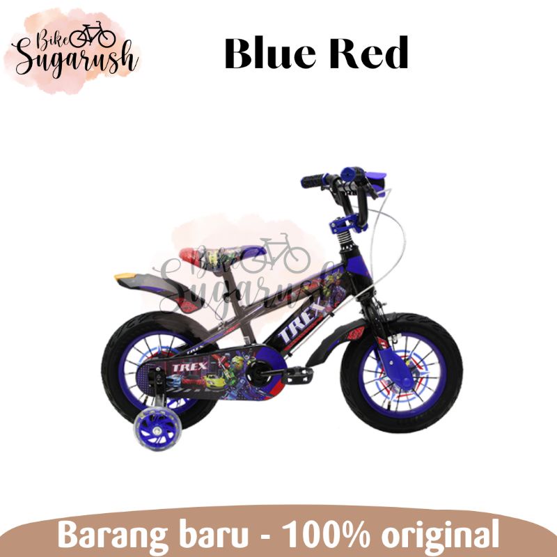 Sepeda Anak Laki Laki Cowok BMX 12 16 Inch TREX CYBERBOTH Musik Lampu Murah