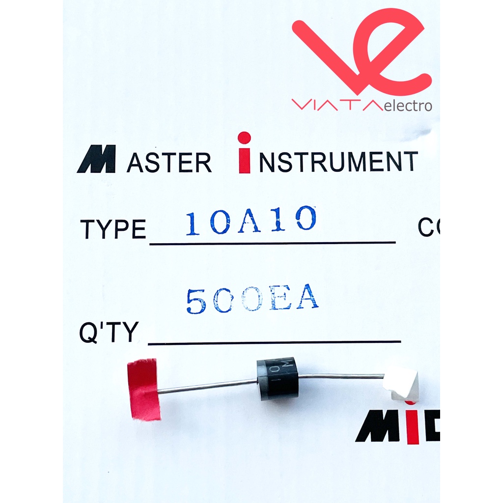 DIODA IN10A10 ROLL (1 BUAH) MERK MIC DIODE IN 10A10 DIODA 10A 1000V ASLI ORIGINAL