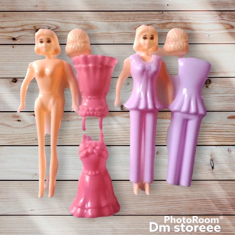 boneka barbie / berbi plastik satuan lucu / mainan anak murah