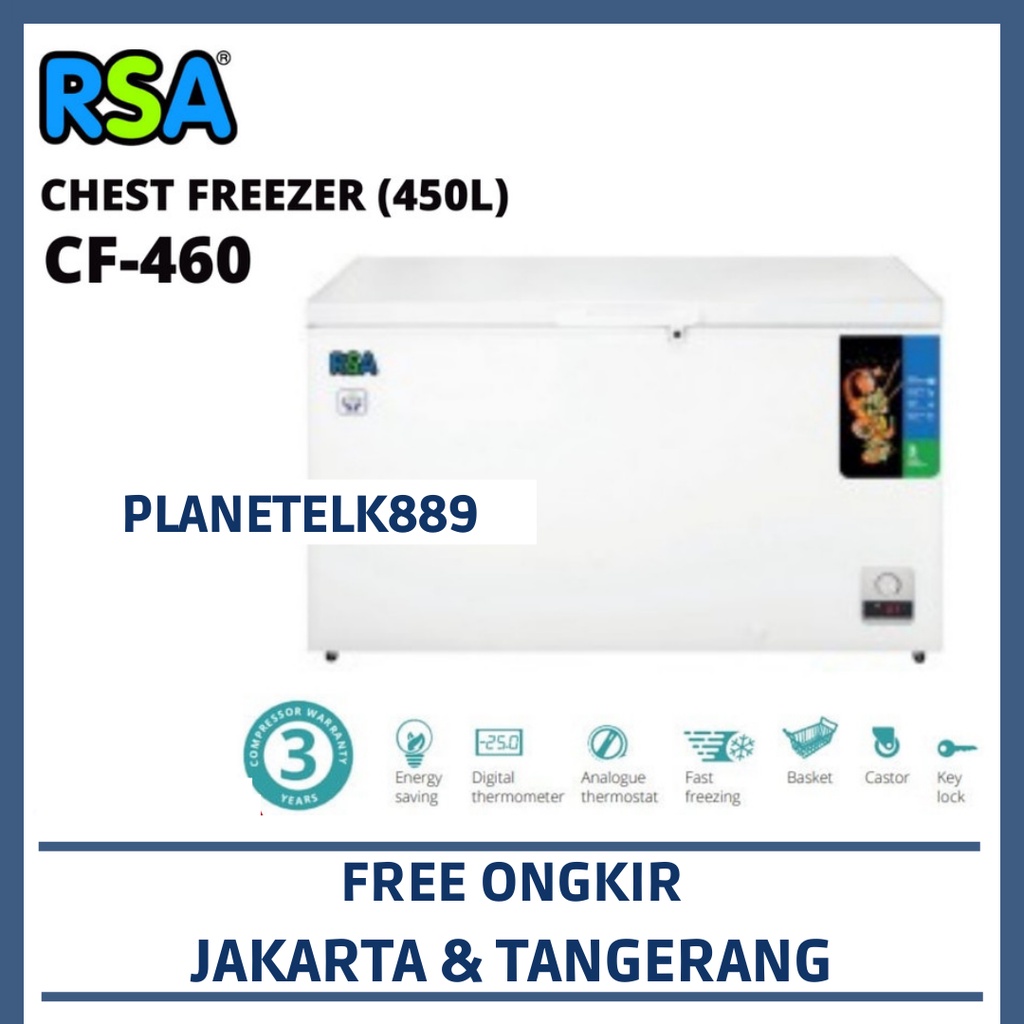 RSA CF-460 (450LITER) CHEST FREEZER RSA