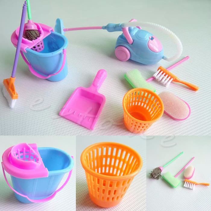 Cleaner Kit For Doll House (9pcs)