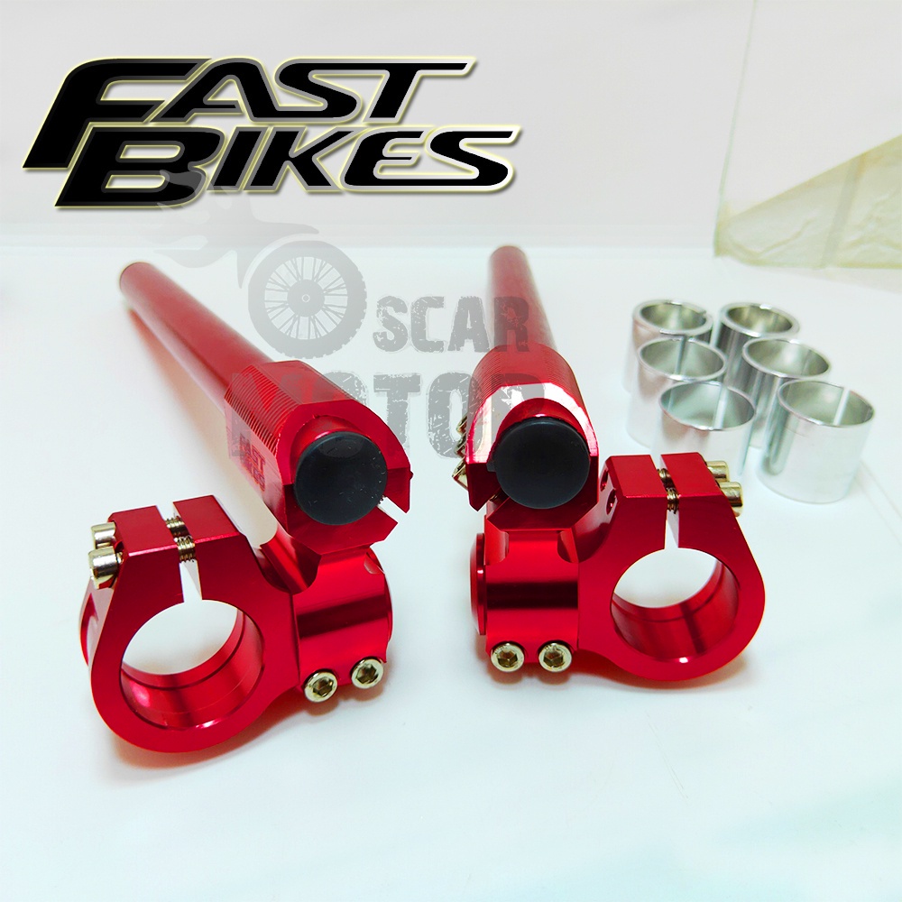 Stang Jepit Clip On FASTBIKES Stelan Satria Fu Sonic Vixion R15 CB150R Cbr Tiger Ninja motor