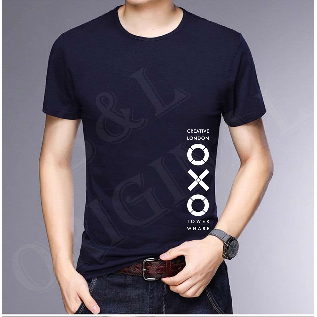 BS TERLARIS BAJU KAOS  OXO TANGAN PENDEK PRIA DAN WANITA GOOD QUALITY