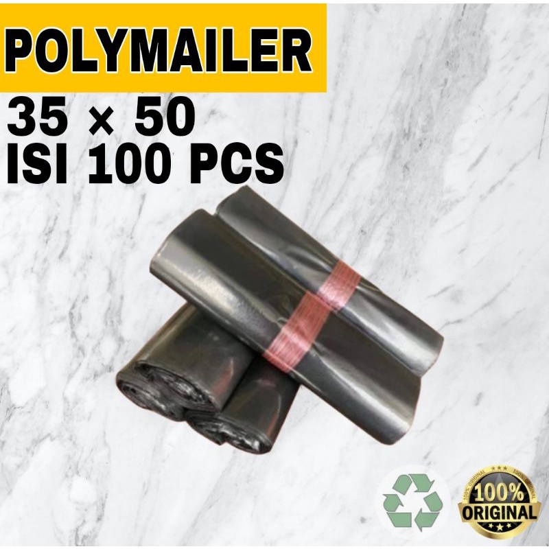 

PLASTIK POLYMAILER 35 × 50 ISI 100 PCS / PLASTICK UNTUK ONLINE SHOP / OLSHOP / PLASTIK AMPLOP UKURAN 35 X 50