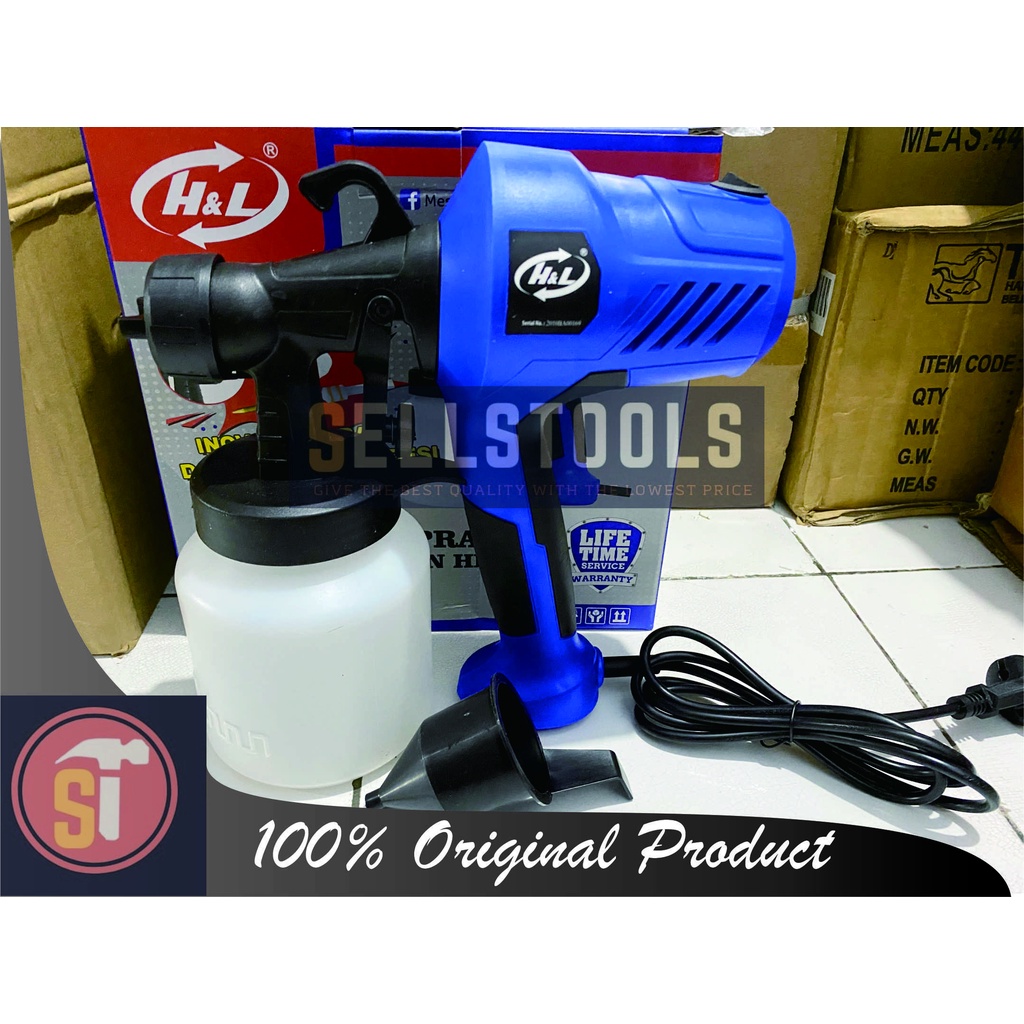 H&L Electric Spray Gun HL 719 Alat Semprot Cat Minyak Tembok Elektrik Spray Gun