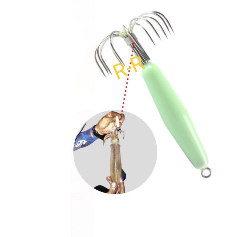 umpan pancing cumi umbrella squid jig hook GID