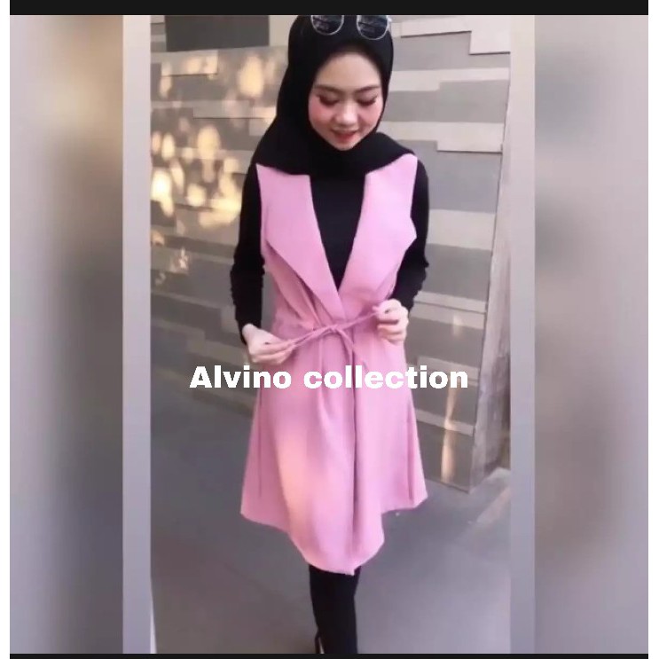 Baju terbaru masa kini LAVINA ROMPI baju masa kini murah baju trend rompi kekinian