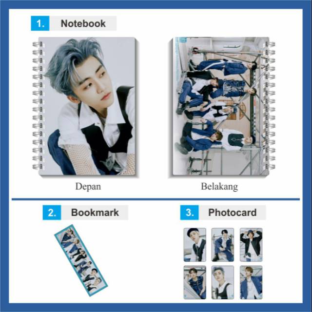 

[READY] NOTEBOOK KPOP NCT DREAM RELOAD - VERSI ROLLIN