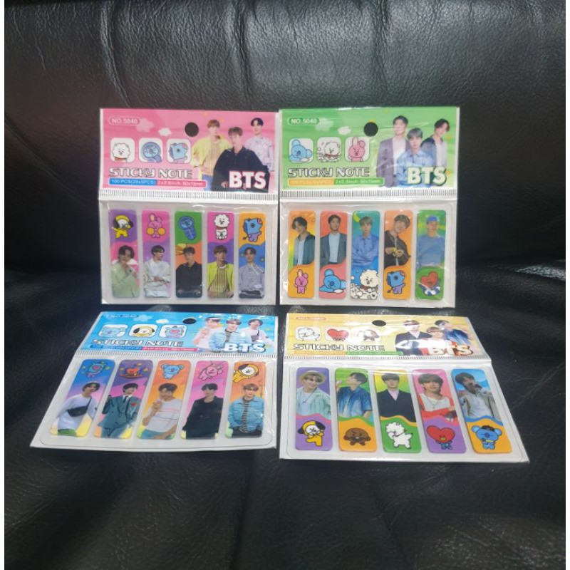 KPOP BTS BANGTAN STICKY NOTES / MEMO / POST IT / INDEX / MEMO KARAKTER