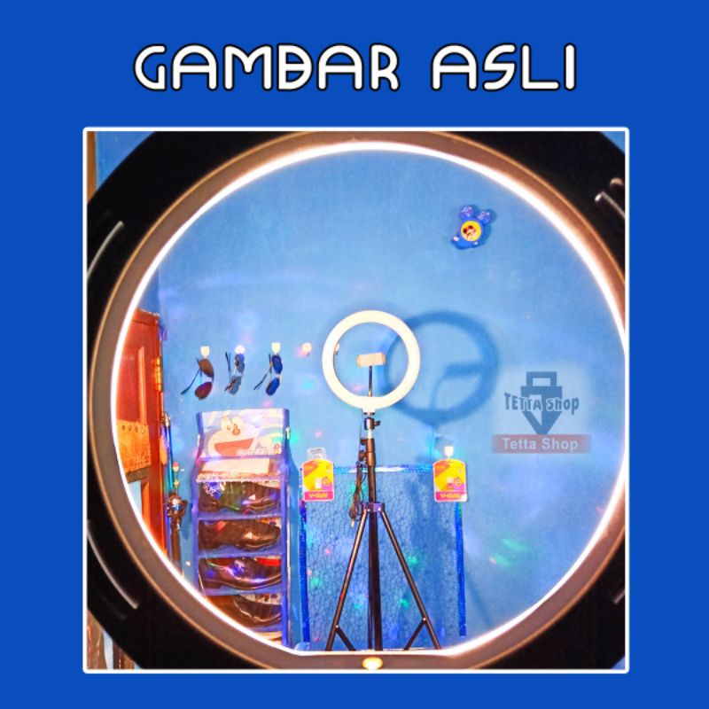 LAMPU LED TIKTOK | RING LIGHT | LIGH BESAR | BESAR | SELFI DAN MAKE UP | MURAH | TETTA SHOP