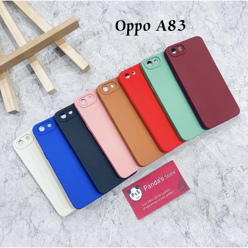 Softcase Pro Camera Oppo A83 Candy Case Full Color 3D Silikon TPU