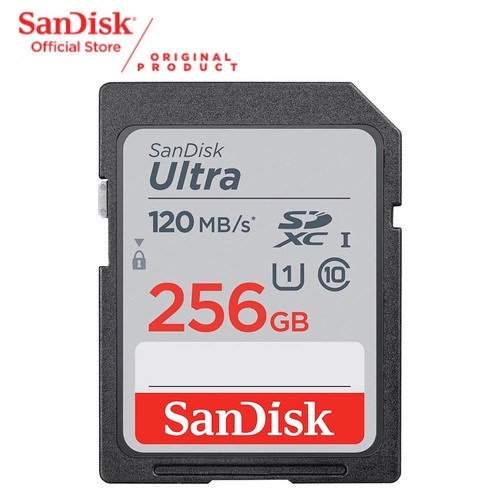 SanDisk Ultra SDXC Card class 10 256GB - 120MBPS