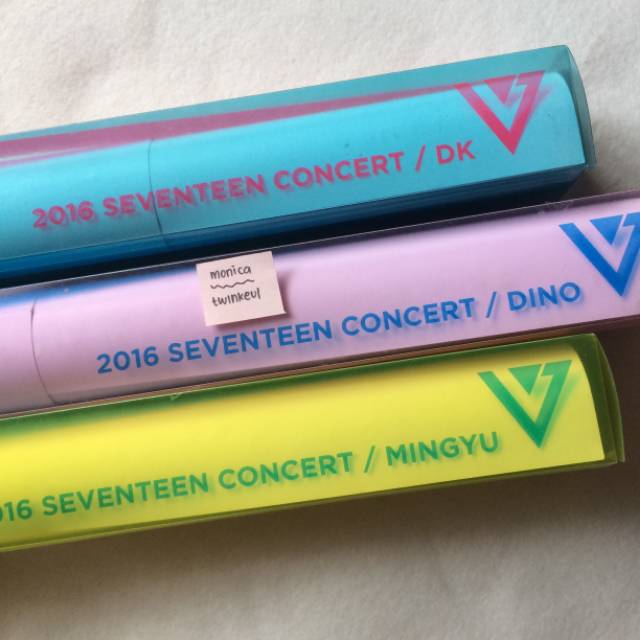 SEVENTEEN SHINING DIAMOND 2016 CONCERT OFFICIAL GOODS POSTER DK / DINO / MINGYU