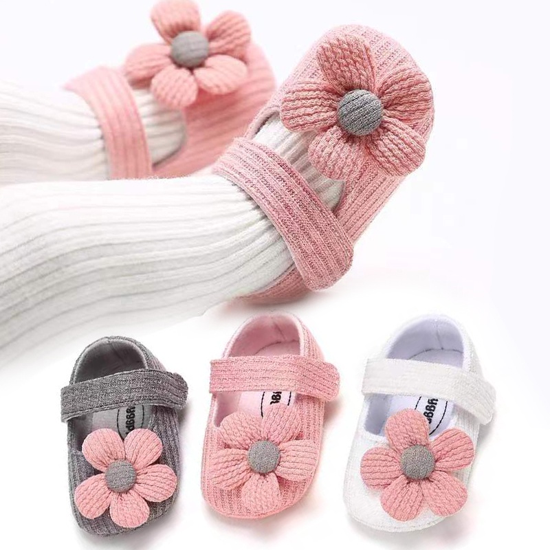 HIPPO LAND sepatu prewalker KNIT ROSE sepatu anak bayi import 253