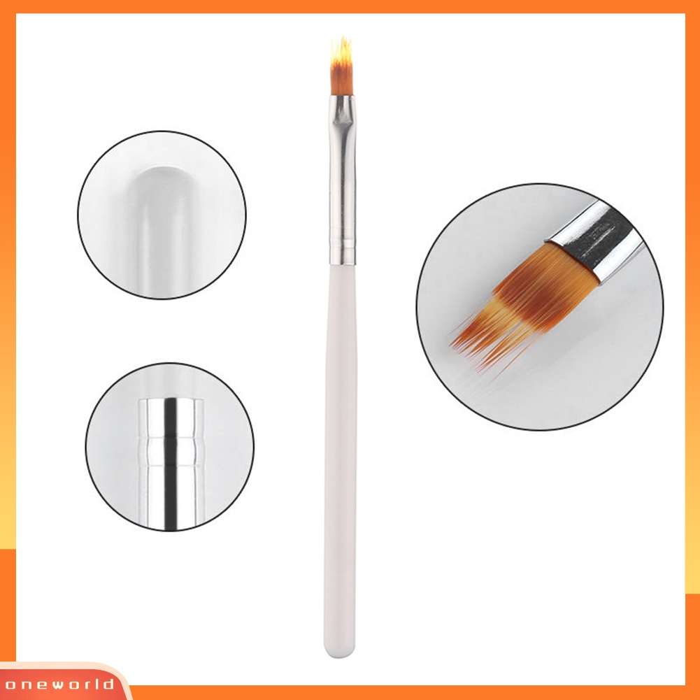 (ONWO) Pen Brush Lukis Kutek Gel UV Dengan Gagang Plastik