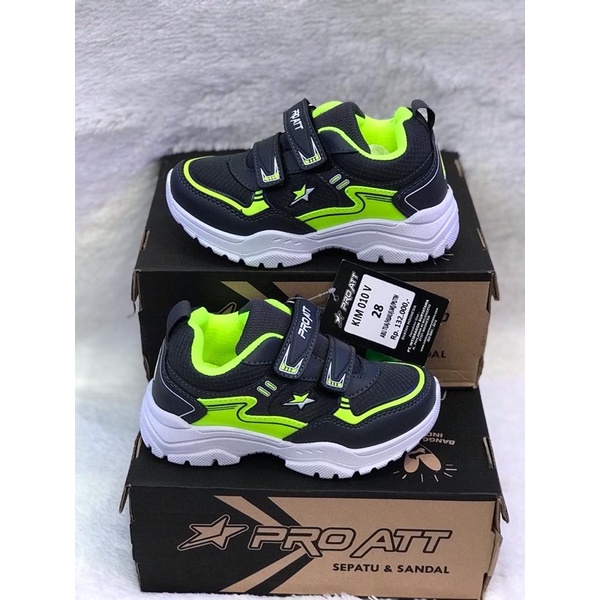 Sepatu sneakers anak PROATT KIM 010 020 4warna sz 28-33