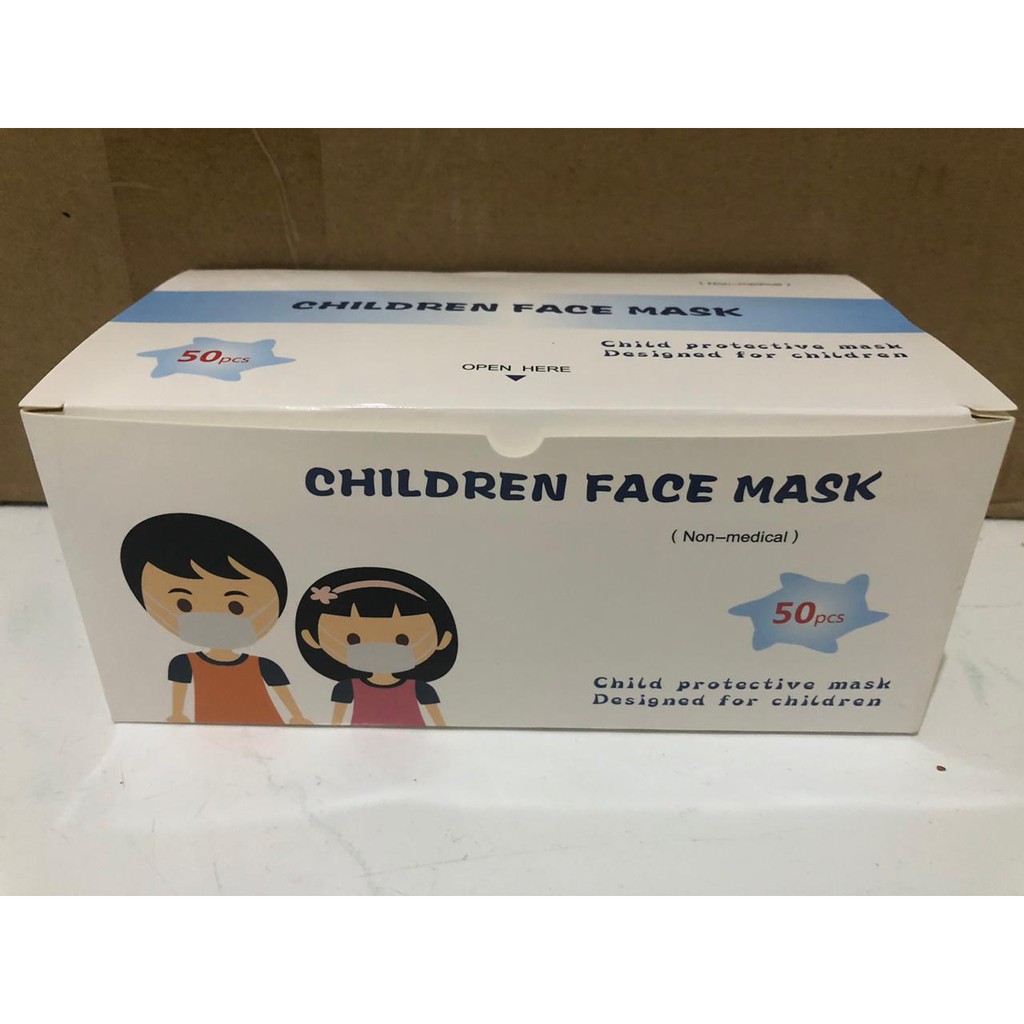 RM-04 Masker anak 3 ply MOTIF RANDOM isi 50 pcs