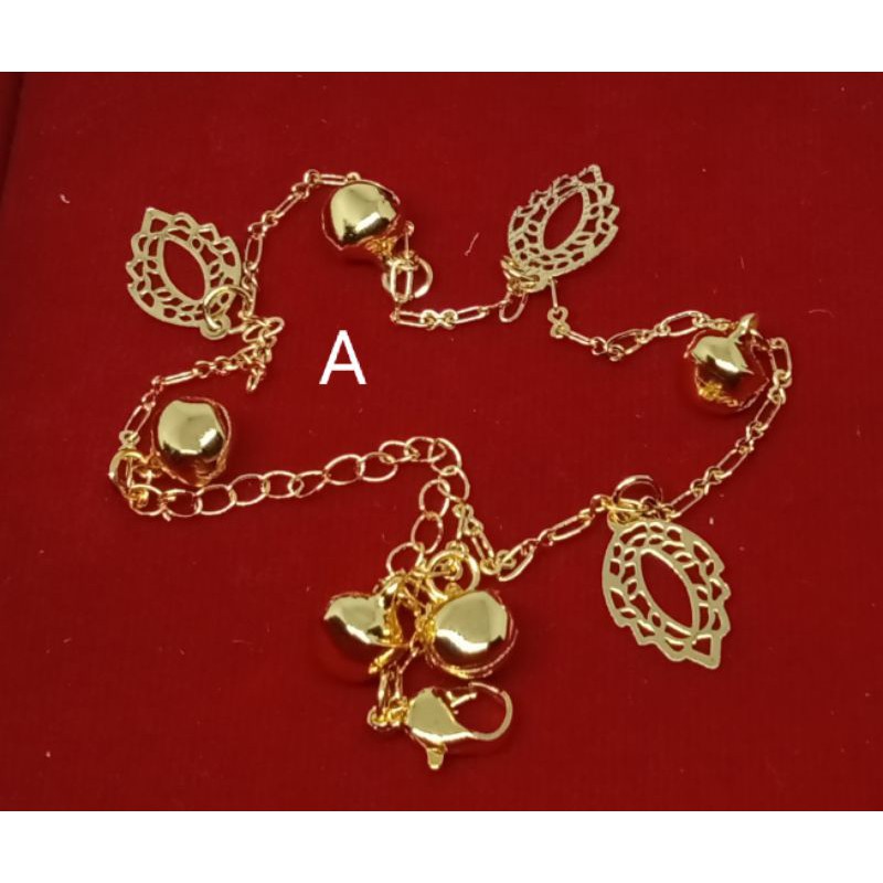 PP01. Gelang xuping wanita lapis emas gelang kaki