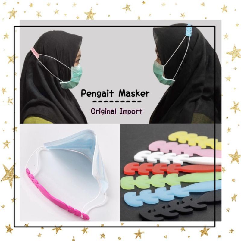 STRAP KONEKTOR MASKER BISA DI ATUR SETTING