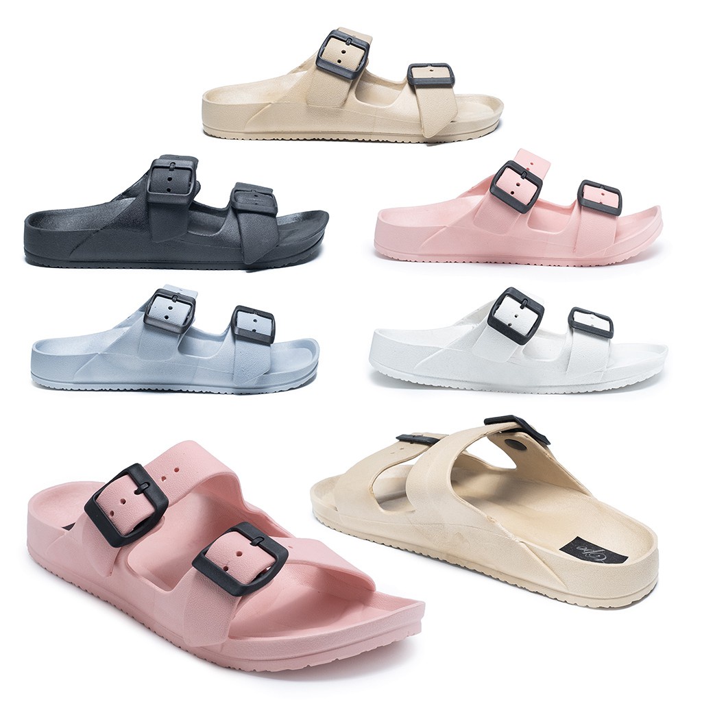 Promo Hari Ini Sandal Gunung Wanita Aline Sol Tebal 4 Cm Fashion Korea Cpe Slpt Buck Duo Sandal Gunu