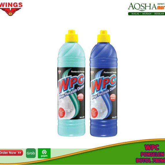 Wings Porcelain Cleaner WPC / Cairan Pembersih Porselen Biru / Hijau 800ml