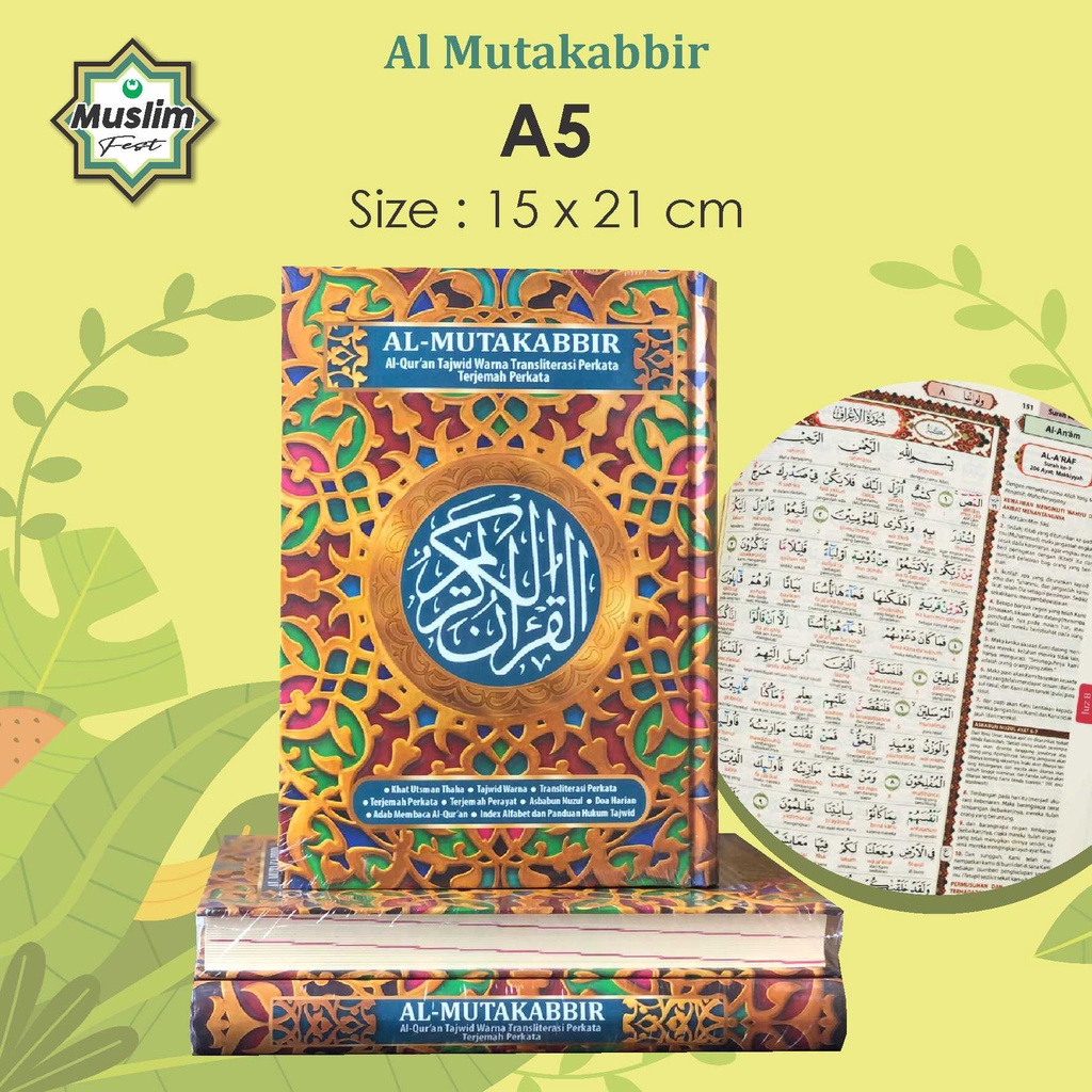 Al- Quran AL MUTAKABBIR ukuran A5 (Medium) / BISA COD