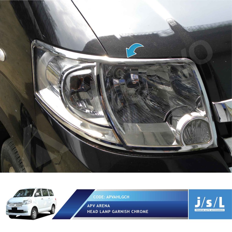 Garnish Mobil APV Garnis Depan Chrome