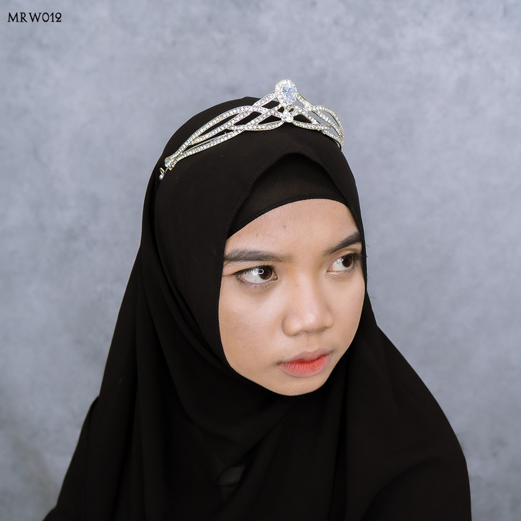 [STOCK TERBATAS] CROWN ACCESORIES MAHKOTA BRIDAL WOMEN PREMIUM HIJAB MRW012