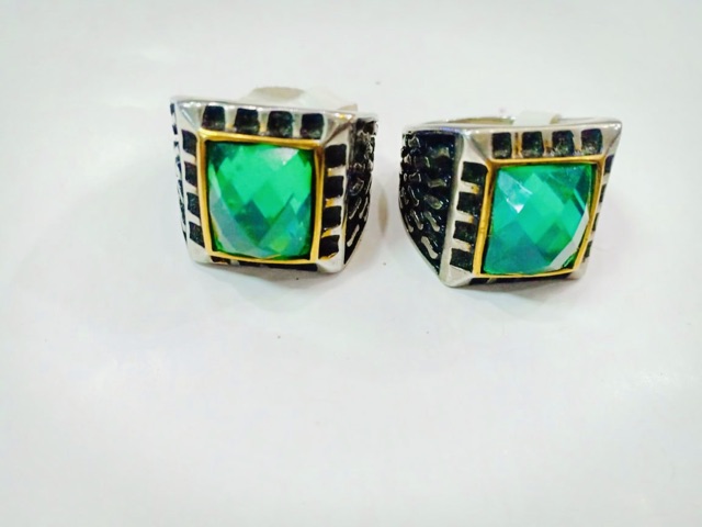 Cincin titanium / cincin cowok/ cincin permata