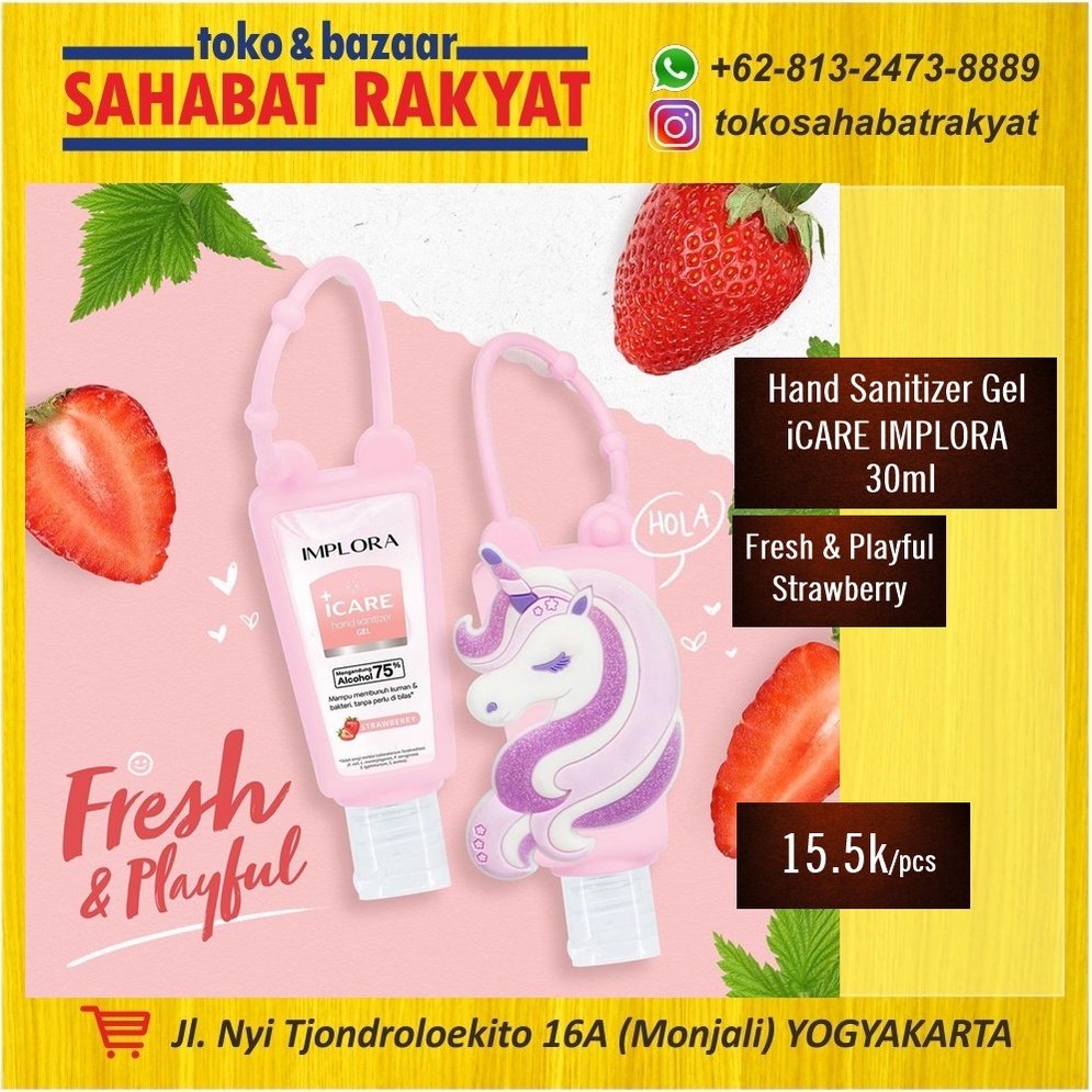 Gantungan Hand Sanitizer/Gel Sanitizer IMPLORA 30ml