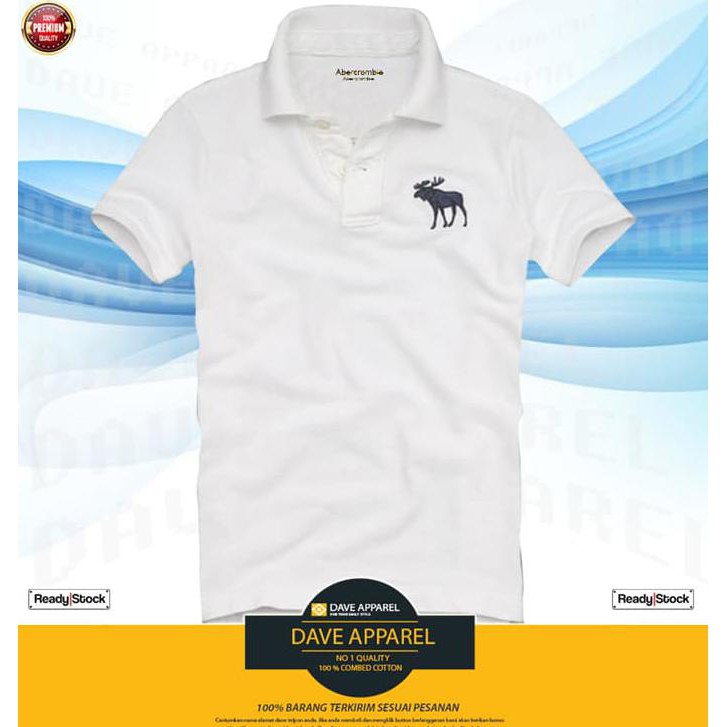 Ready Stok Polo shirt/Polo Abercrombie And Fitch, Polo Abercrombie And Fitch MURAH