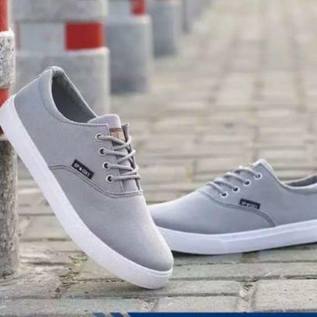 New!! Sepatu Pria  Sneaker vano klasik 39-43-ABU