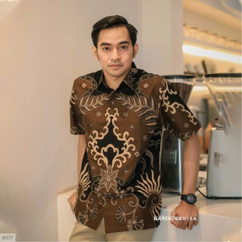 PREMIUM BEST SELLER MODERN Batik Pria Lengan Pendek Bagus Mahal Terbaru