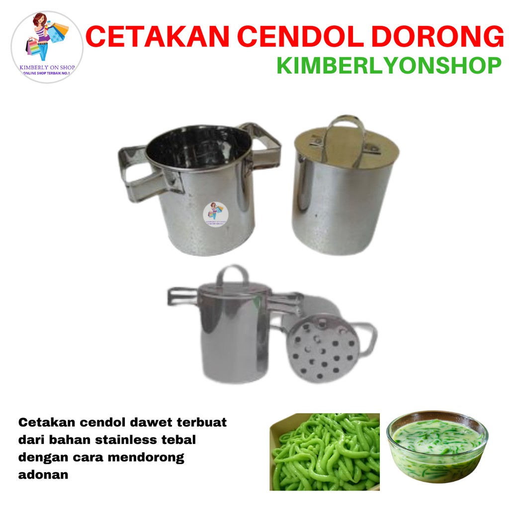 Cetakan Cendol Dawet Dorong Stainless