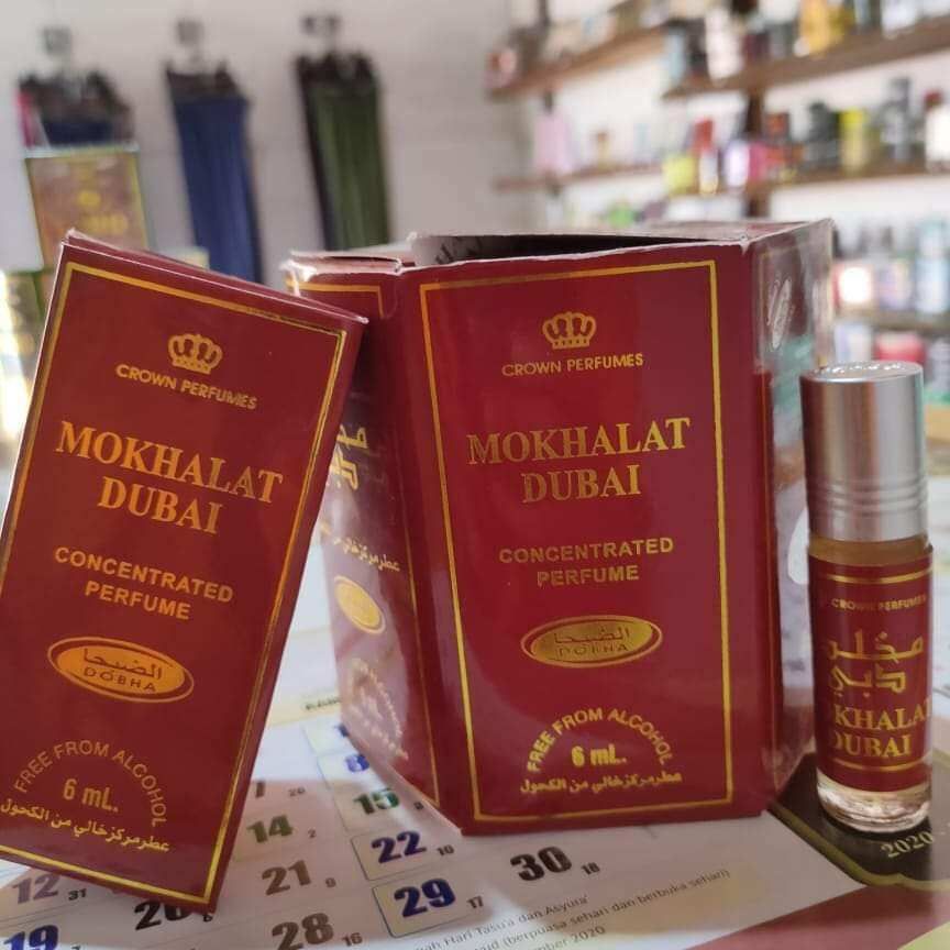 Parfum Mokhalat Dubai DOBHA 6ml Minyak Wangi Roll On Non Alkohol