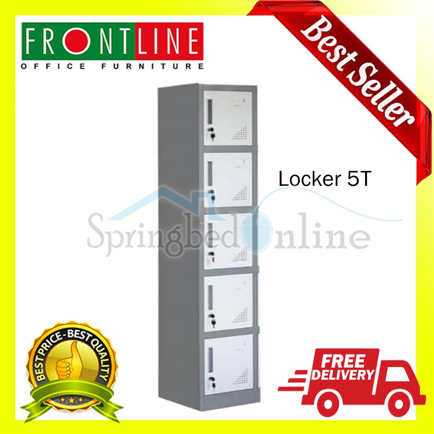 Lemari Locker Besi Frontline 5 pintu - LOCKER 5T